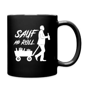 Vatertag gruppen tshirt für den Männertag - Tasse einfarbig - Schwarz - Rechts