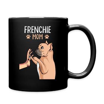French Bulldog Mama Frenchie Mom - Full Colour Mug - black - Right