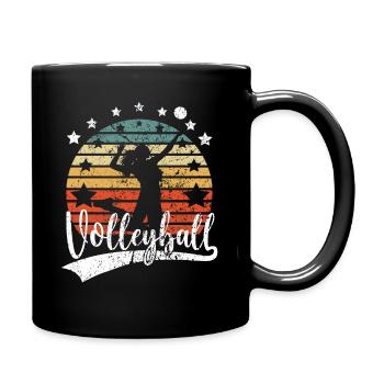 Volleyball player Volleyballer Beach Volleyball - Full Colour Mug - black - Right