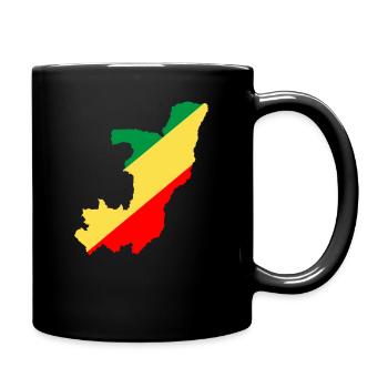 Kongo - Tasse einfarbig - Schwarz - Rechts