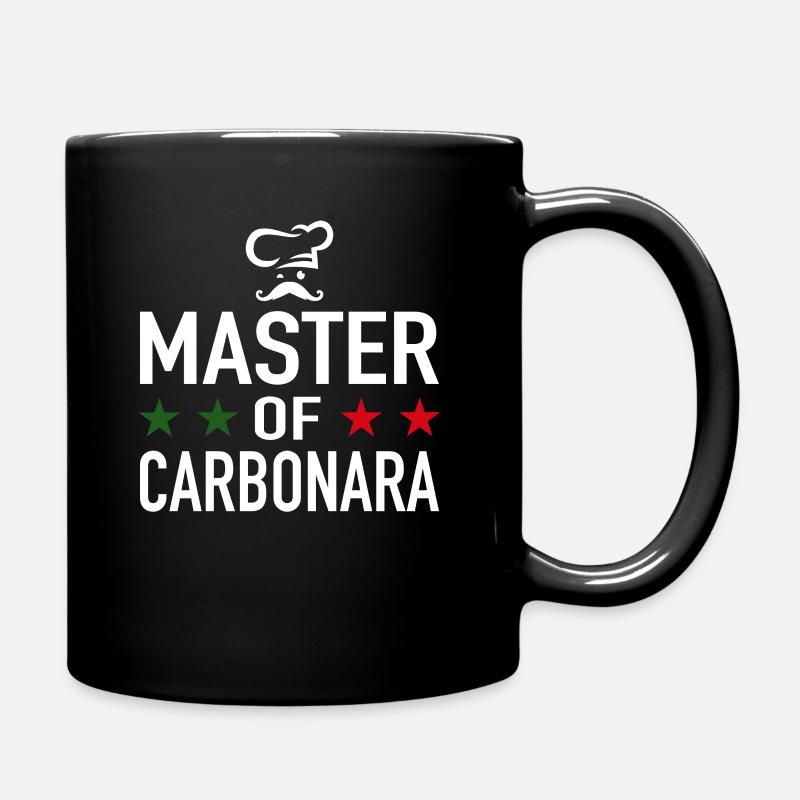 Spaghetti Carbonara Chefkoch Master Of Carbonara - Tasse einfarbig - Schwarz