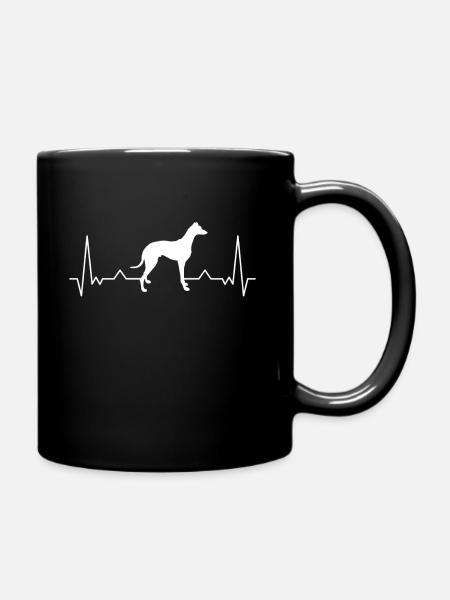 Galgo Español Battement de coeur lévrier espagnol - Mug uni - noir