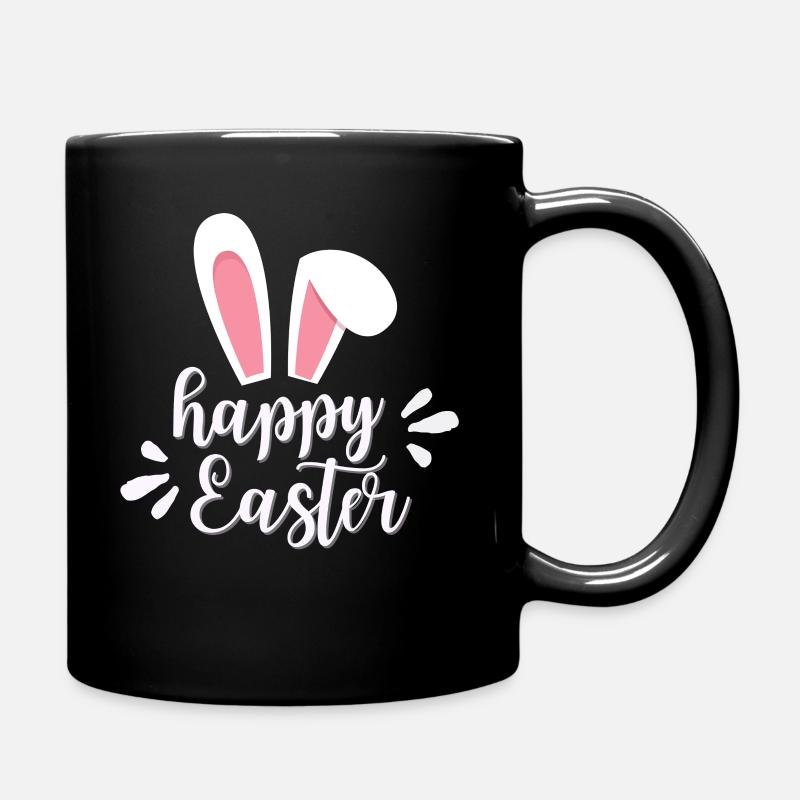 HAPPY EASTER - Tasse einfarbig - Schwarz