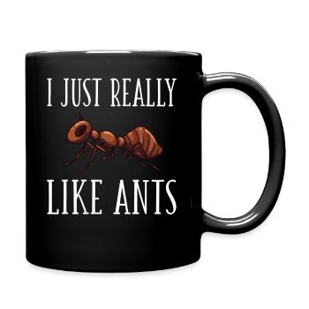 Ants Ant Hill Insect Earth's Nest Ant Hill - Full Colour Mug - black - Right