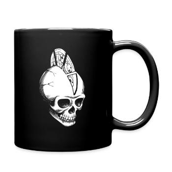 Pizza - Mug uni - noir - Droite