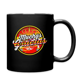 Espagne Drapeau Catalogne Ibiza Cadeau Baléares - Mug uni - noir - Droite
