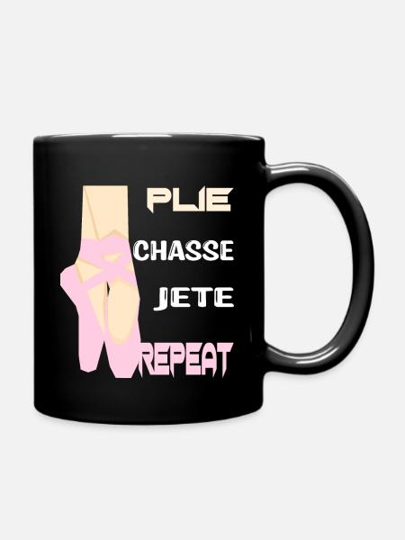 Ballett Ballerina Ballett tänzerin geschenk - Tasse einfarbig - Schwarz