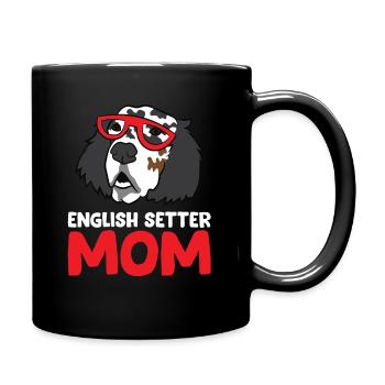 Drôle de setter anglais amoureux de setter anglais - Mug uni - noir - Droite