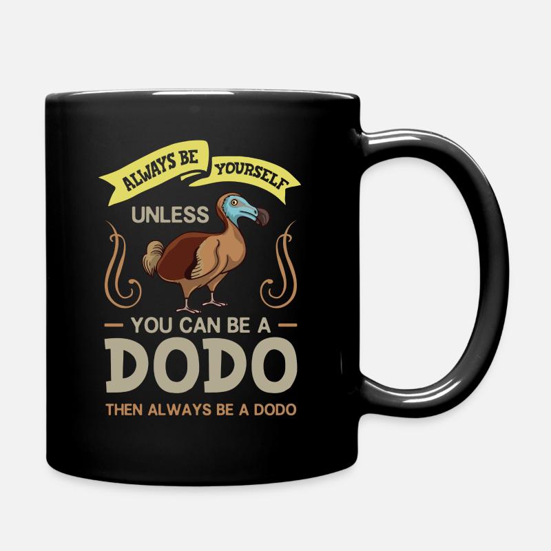 Dodo Vogel Dronte Dudu Skelett Madagaskar - Tasse einfarbig - Schwarz