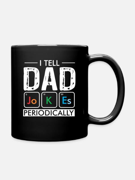 dad joke vater witz dadjokes dadjoke - Tasse einfarbig - Schwarz