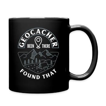 Geocacher Been There Found That Scavenger Hunt - Full Colour Mug - black - Right