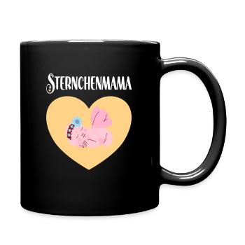 Sternchenmama - Tasse einfarbig - Schwarz - Rechts