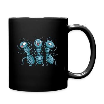 Crazy Ants Ant Farm Ant Gift - Full Colour Mug - black - Right