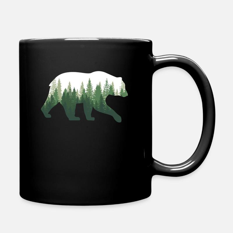 Ours Nature forêt - Mug uni - noir