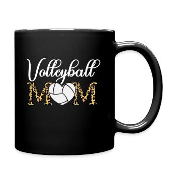 Volleyball Mom - Full Colour Mug - black - Right