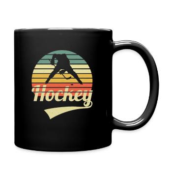 Field hockey joueur de hockey ice vintage hockey - Mug uni - noir - Droite