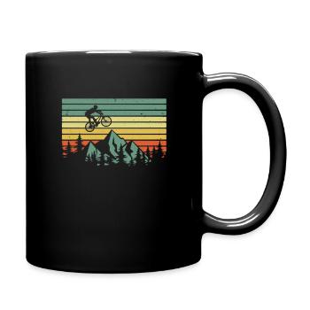 Mountain Mountain bike vintage Mountain bike Retro - Mug uni - noir - Droite