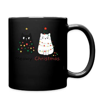 Meowy Christmas - Mug uni - noir - Droite