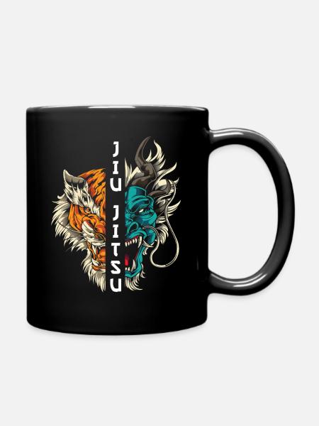 Brazilian Jiu Jitsu - Tasse einfarbig - Schwarz