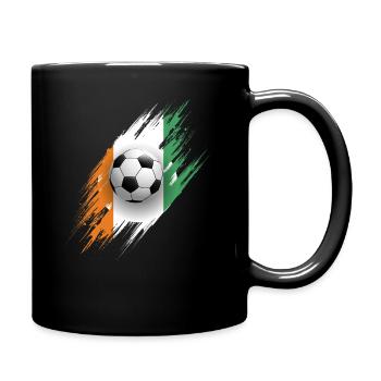 Elfenbeinküste Afrika Geschenkidee - Tasse einfarbig - Schwarz - Rechts