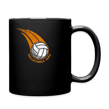 Volleyball Girls - Full Colour Mug - black - Right
