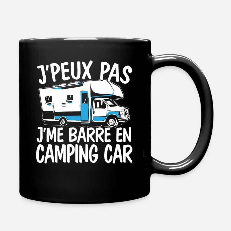 Je Peux Pas J'Me Barre En Camping Car - Mug uni - noir