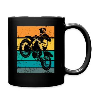 Supercross Offroad Enduro Motocross Gift - Full Colour Mug - black - Right