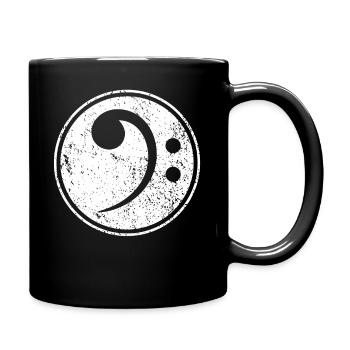 Bass Clef Bassist Bass Player Musician - Mug uni - noir - Droite