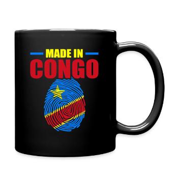 Kongo - Tasse einfarbig - Schwarz - Rechts