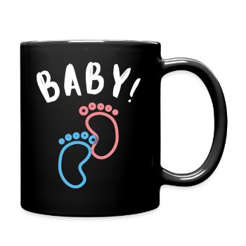 baby - Full Colour Mug - black - Right