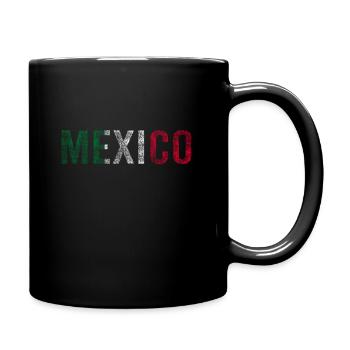 Drapeau Du Mexique Vintage - Mug uni - noir - Droite