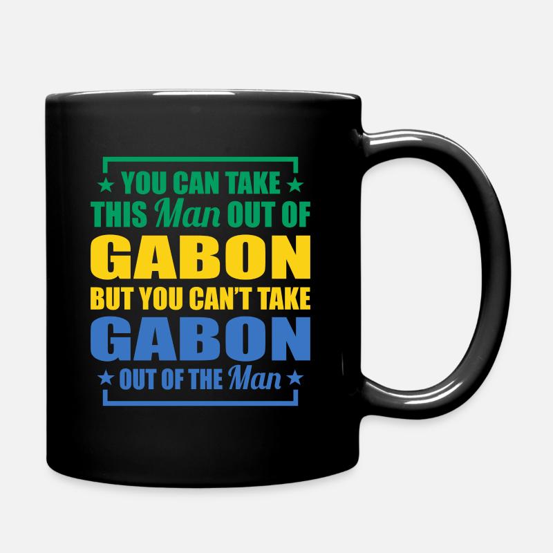 Gabon Afrique Idée cadeau - Mug uni - noir