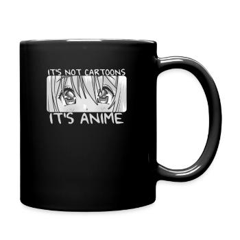 Ce ne sont pas des dessins animés - c’est anime - Shoujo - Mug uni - noir - Droite