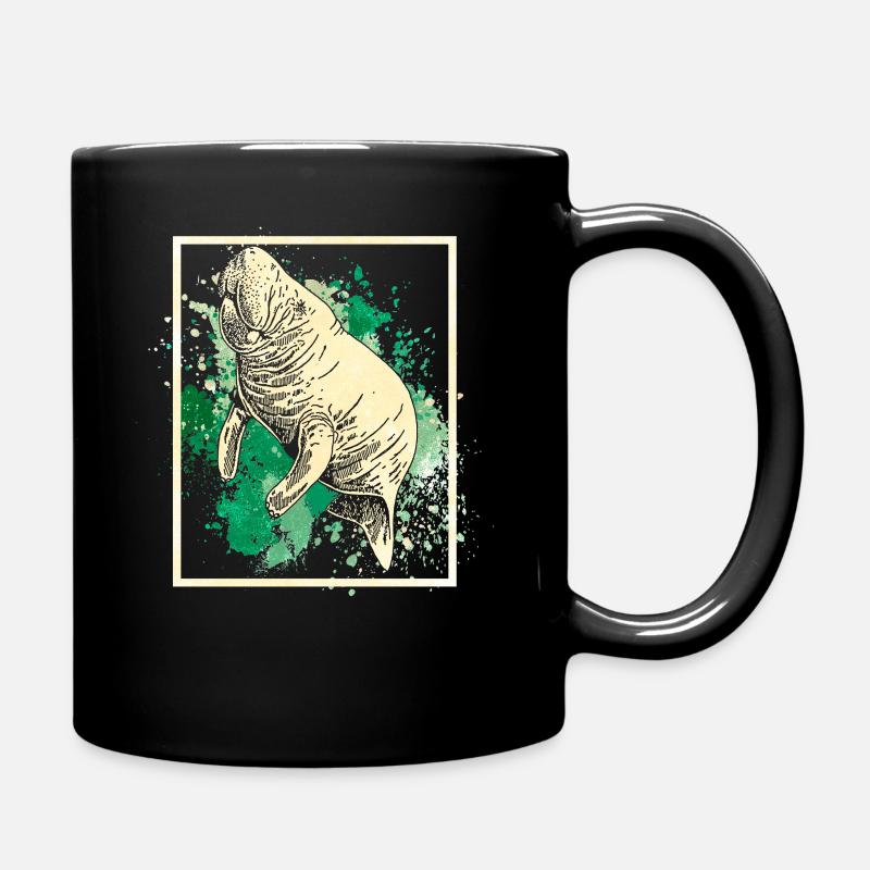 Seekuh - Tasse einfarbig - Schwarz