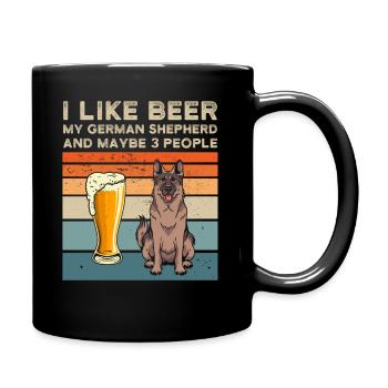 Bergers - Mug uni - noir - Droite