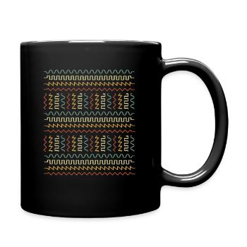 Analog Waveform Modular Synthesizer Musikproduzent - Tasse einfarbig - Schwarz - Rechts