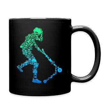 Stunt Scooter Scooter Pedal Scooter Kids Boys - Full Colour Mug - black - Right