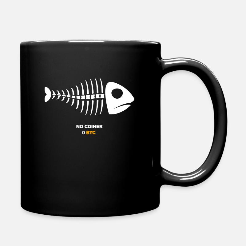 No Coiner | 0 BTC - Tasse einfarbig - Schwarz
