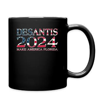 Make America Florida DeSantis 2024 2024 USA - Full Colour Mug - black - Right