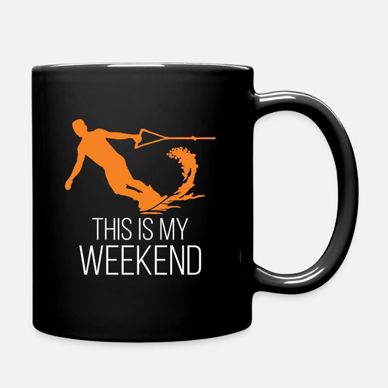 Wakeboarder This is my Weekend Wakeboarding - Mug uni - noir