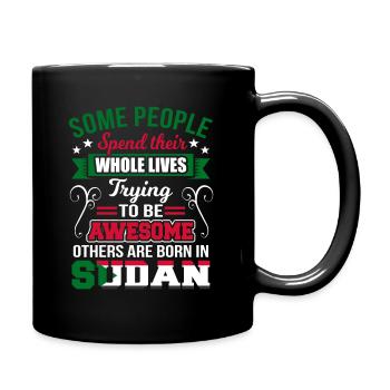 Sudan - Full Colour Mug - black - Right