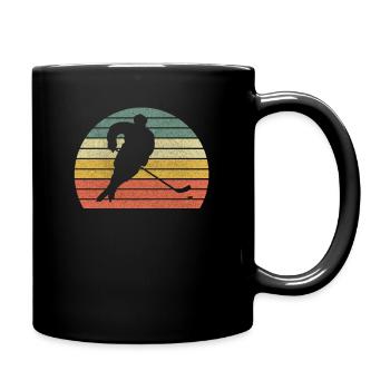Hockey de hockey bâton de hockey de hockey bâton de hockey de hockey sur glace cadeau - Mug uni - noir - Droite