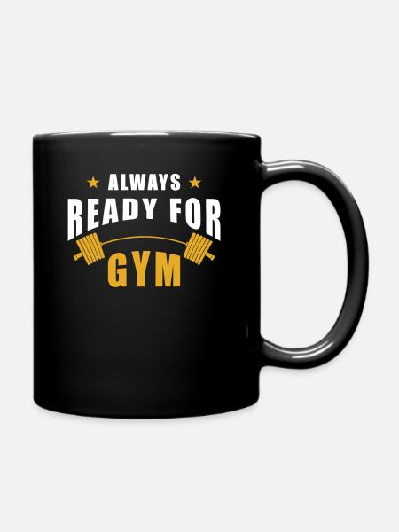 Entraînement de gym gym - Mug uni - noir