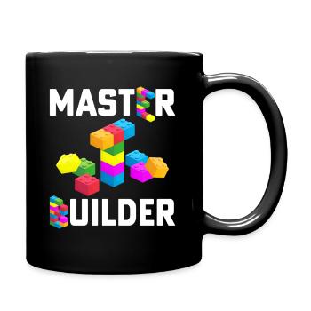 Kids Cool Master Builder Block Building pour papa - Mug uni - noir - Droite