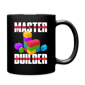 | de chemises Master Builder Mignon Maître Constructeur de blocs - Mug uni - noir - Droite