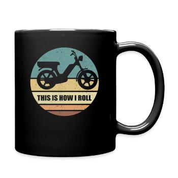 Moped Mofas Moped Rider Moped Mopeds Gift - Full Colour Mug - black - Right