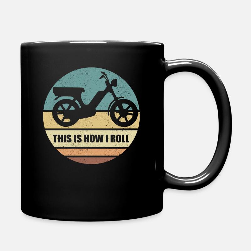 Mobylette Mobylette Mobylette Mobylette Mobylette Mobylette Cyclomoteur cadeau - Mug uni - noir