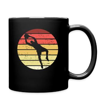 Gardien de but de football handball gardien Goalkeeper - Mug uni - noir - Droite