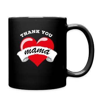 Fête des mères, Fête des mères, Fête des mères, Fête des mères - Mug uni - noir - Droite