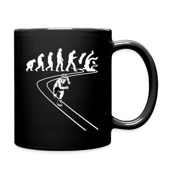 Inline-Skating Rollerskater Inline-Skater - Tasse einfarbig - Schwarz - Rechts